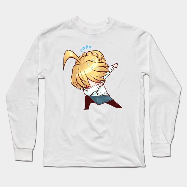 Saber - Dab Long Sleeve T-Shirt by stormjang